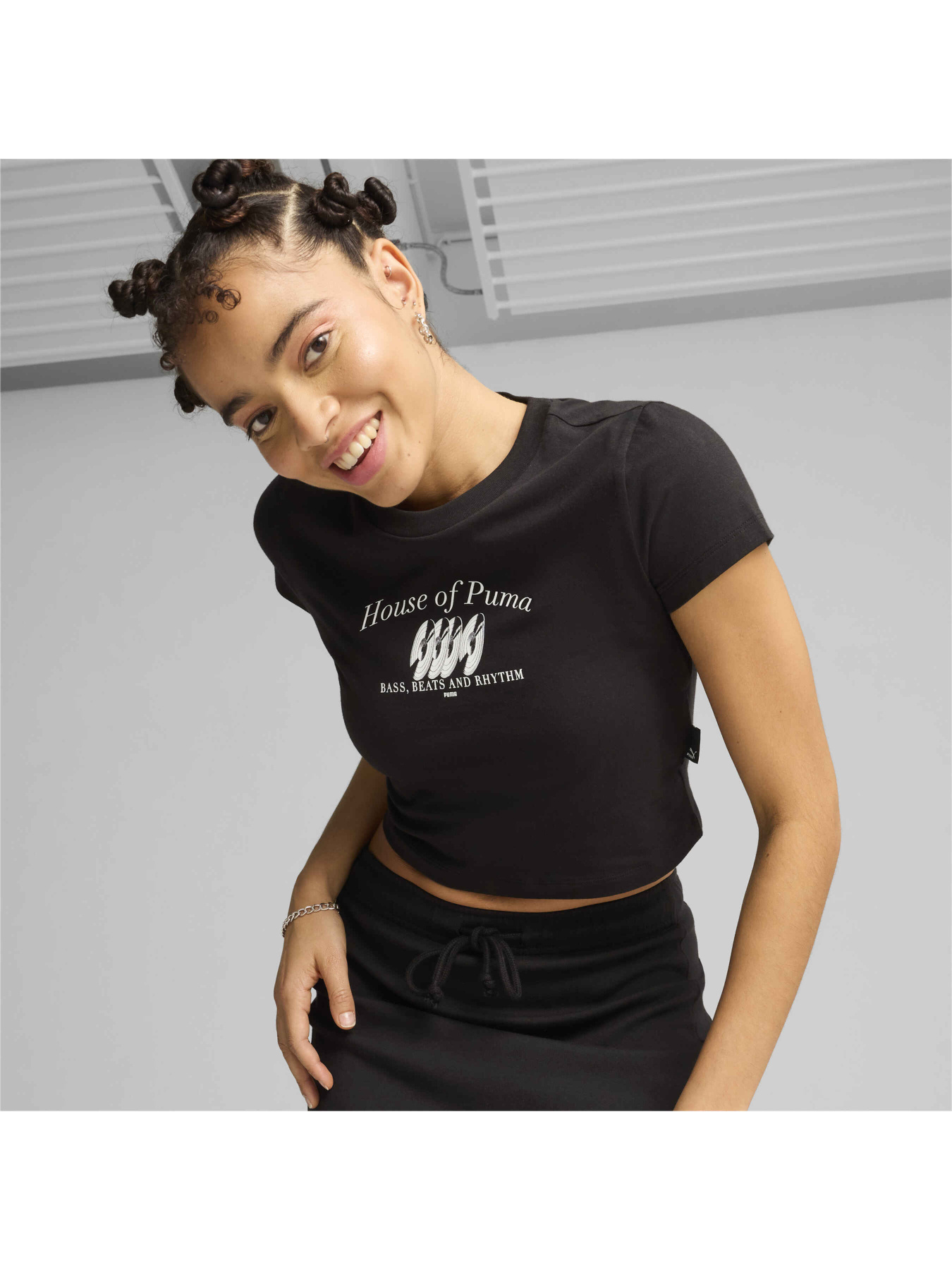 Футболка PUMA Graphics Music Baby Tee модель 627997 Фото