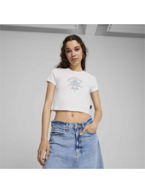 Футболка PUMA Graphics Snack Baby Tee модель 628001 Фото