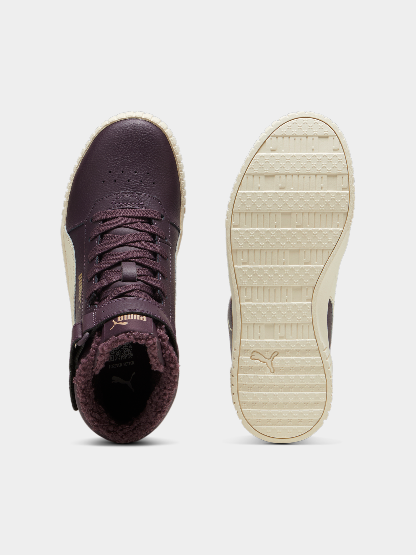 Кеды высокие PUMA Carina 2.0 Mid Wtr Jr модель 387380 Фото