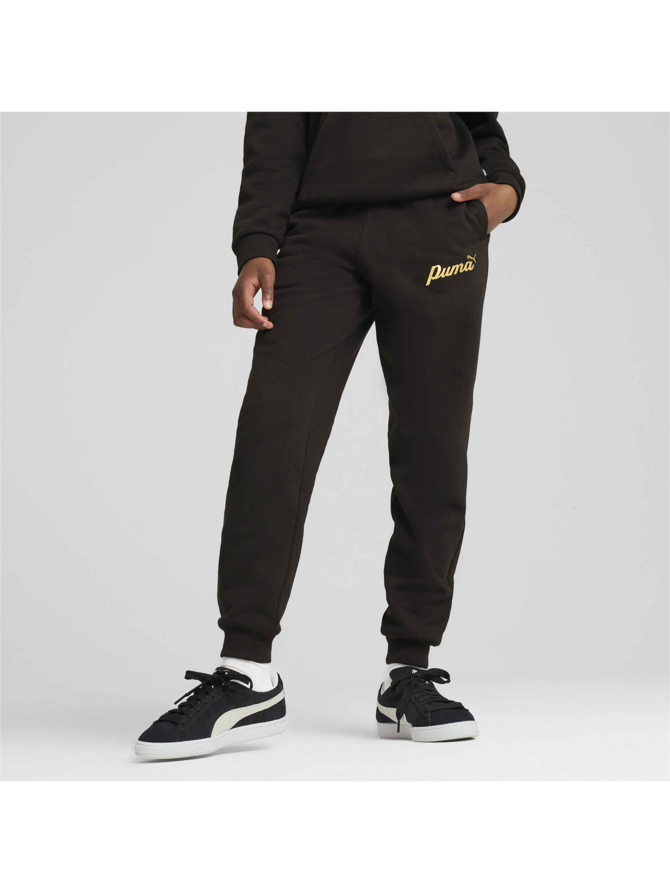 Штаны спортивные PUMA Ess+ Script Pants Fl модель 682799 Фото