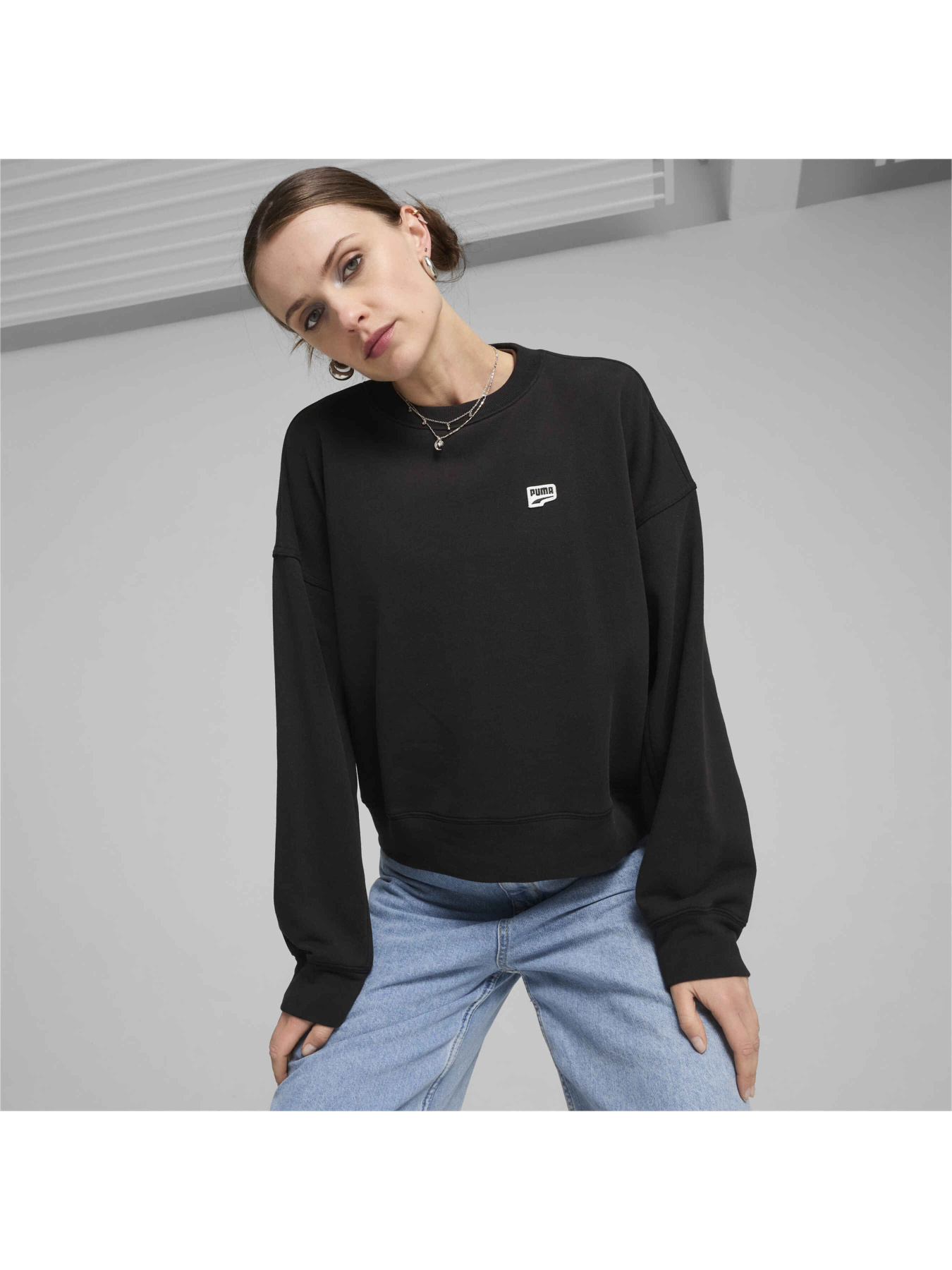 Свитшот PUMA Downtown Re:collection Crew модель 626785 Фото