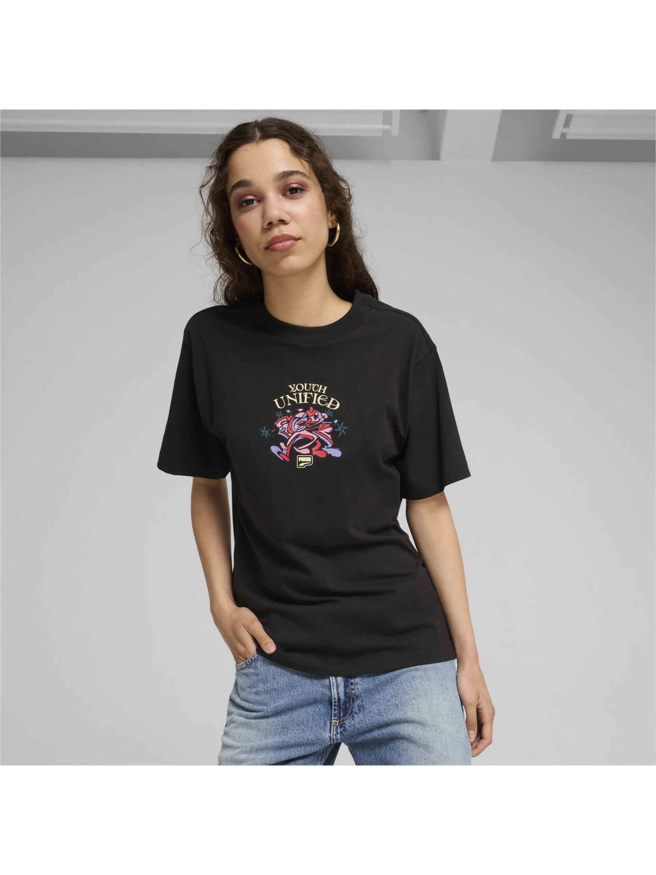 Футболка PUMA Downtown Relaxed Graphic Tee модель 626651 Фото