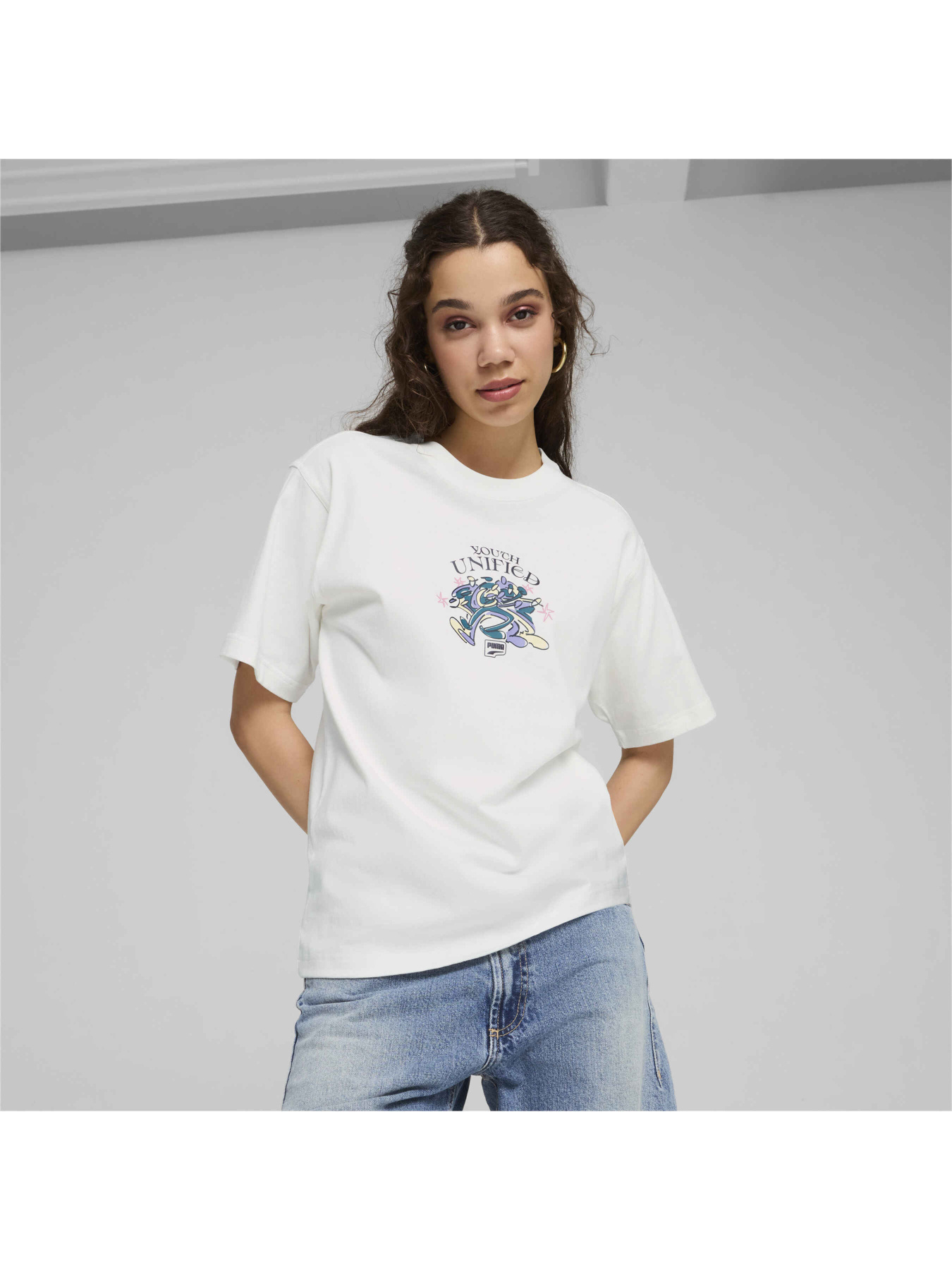 Футболка PUMA Downtown Relaxed Graphic Tee модель 626651 Фото