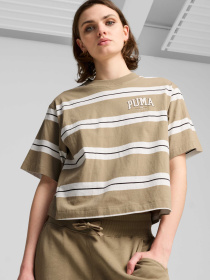 Футболка PUMA Squad Striped Tee модель 681538 Фото