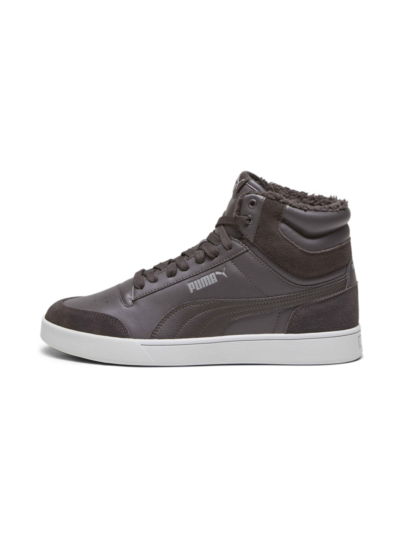 Кеды высокие PUMA Shuffle Mid Fur модель 387609 Фото