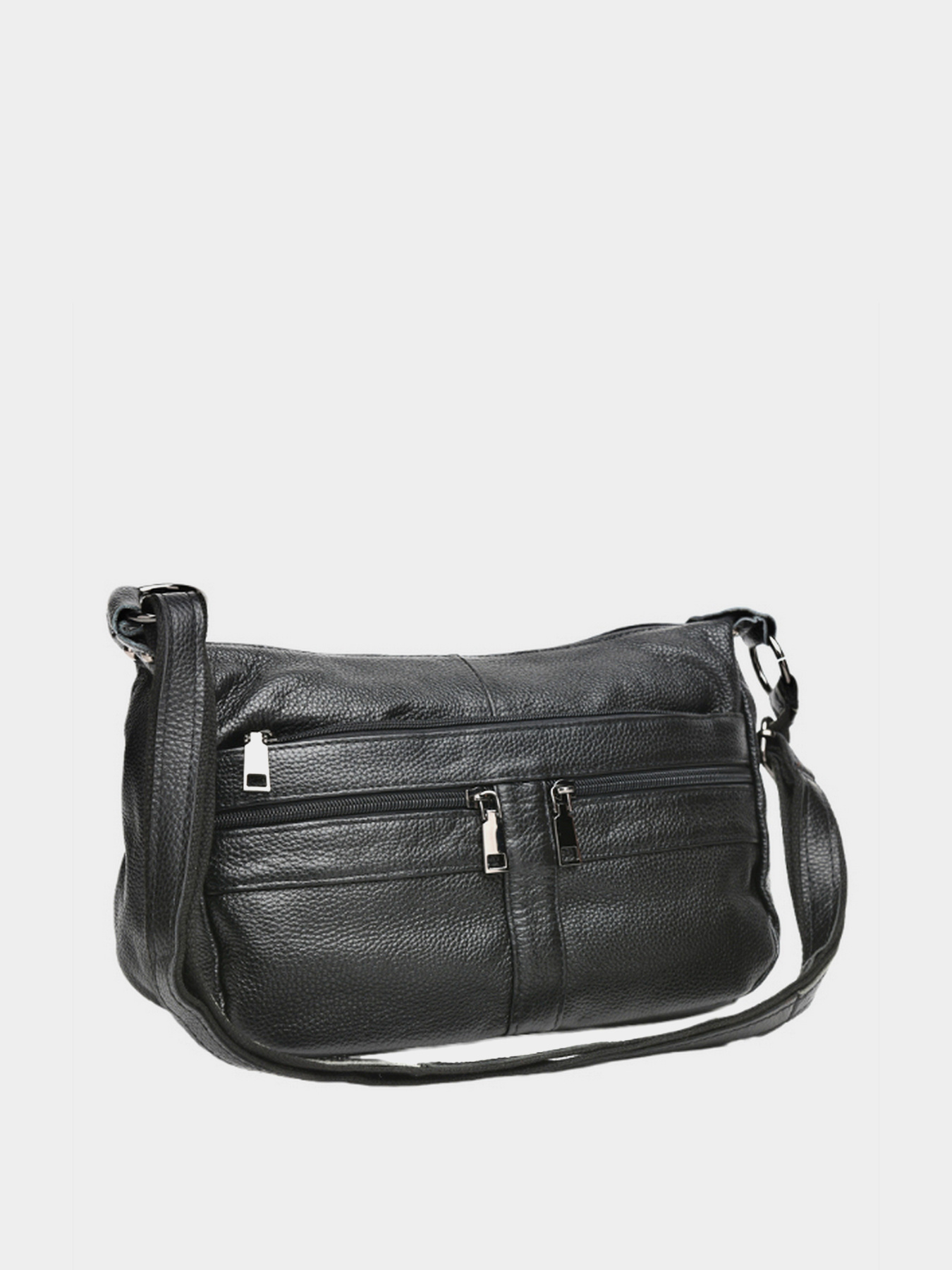 Сумка Borsa Leather модель K1105-black Фото