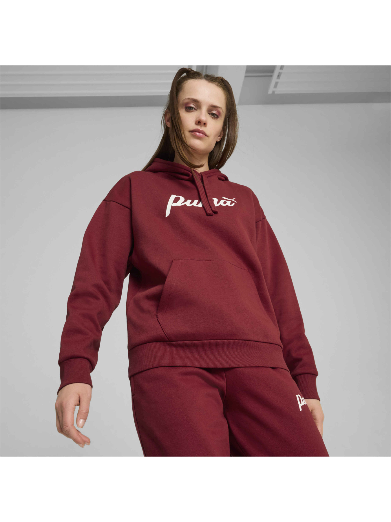 Худи PUMA Ess+ Script Hoodie Fl модель 681534 Худи PUMA Ess+ Script Hoodie Fl модель 681534 Фото