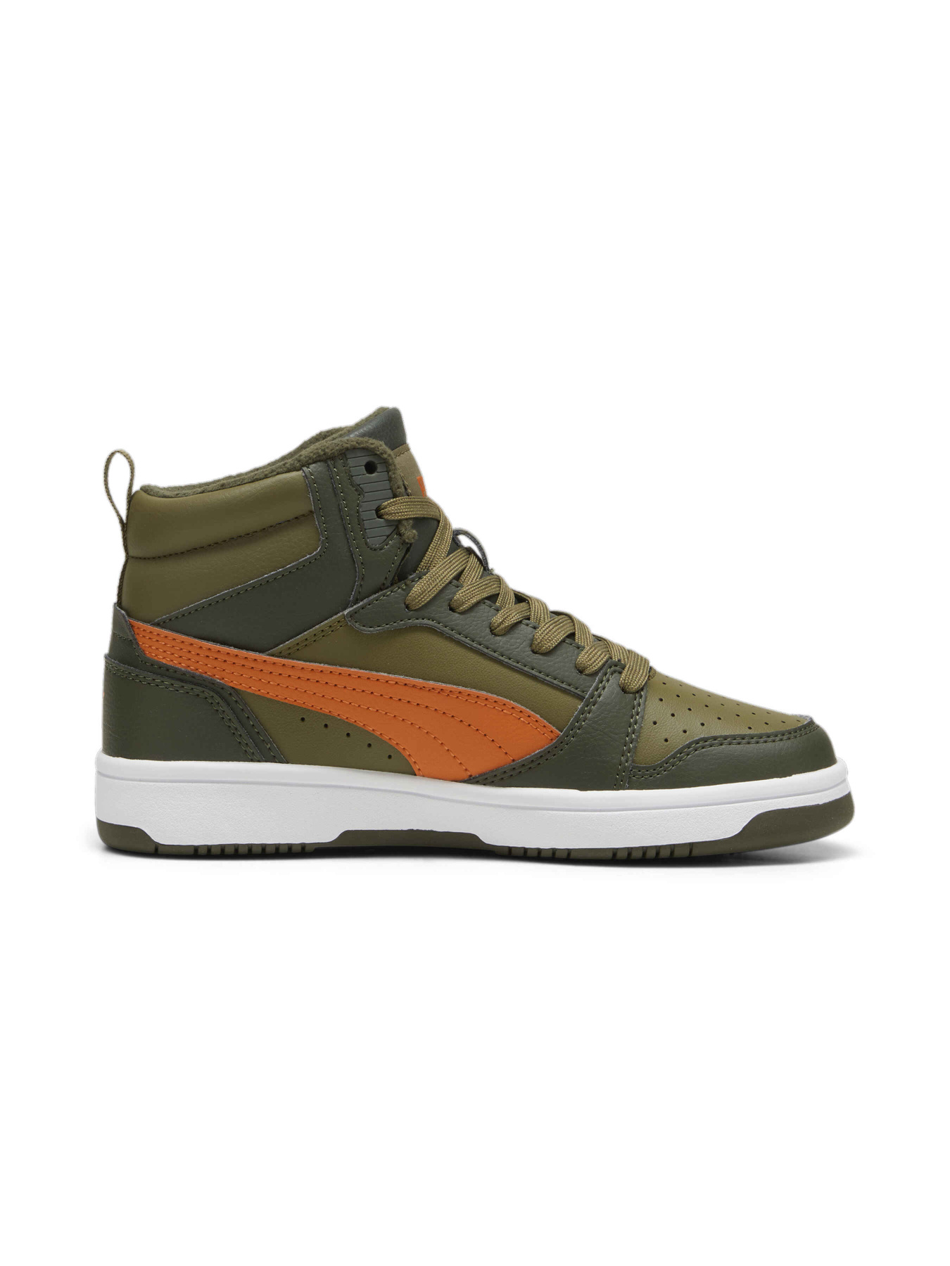 Кеды высокие PUMA Rebound V6 Mid Wtr Jr модель 394685 Фото