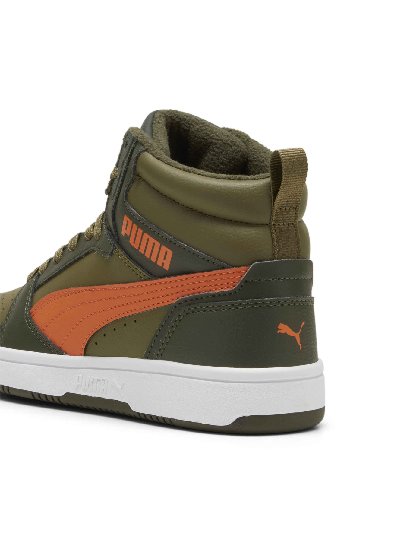 Кеды высокие PUMA Rebound V6 Mid Wtr Jr модель 394685 Фото