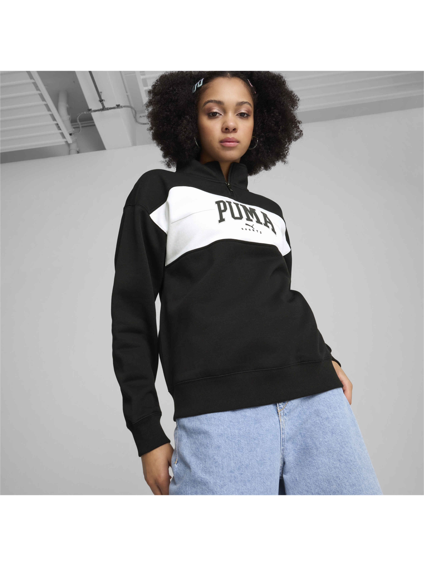 Кофта PUMA Squad Half-zip Fl модель 681543 Кофта PUMA Squad Half-zip Fl модель 681543 Фото