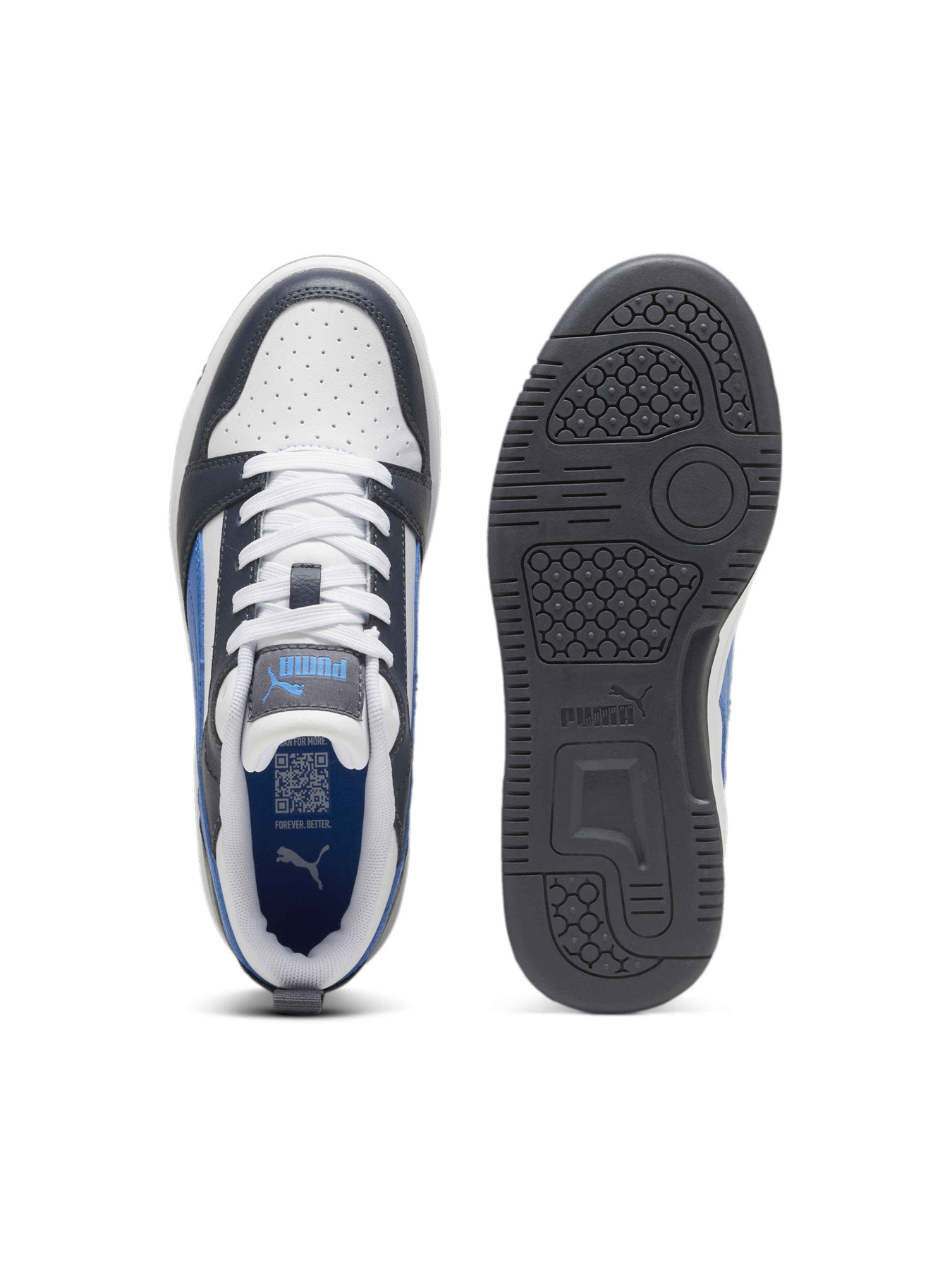 Кеды низкие PUMA Rebound V6 Lo Jr модель 393833 Фото