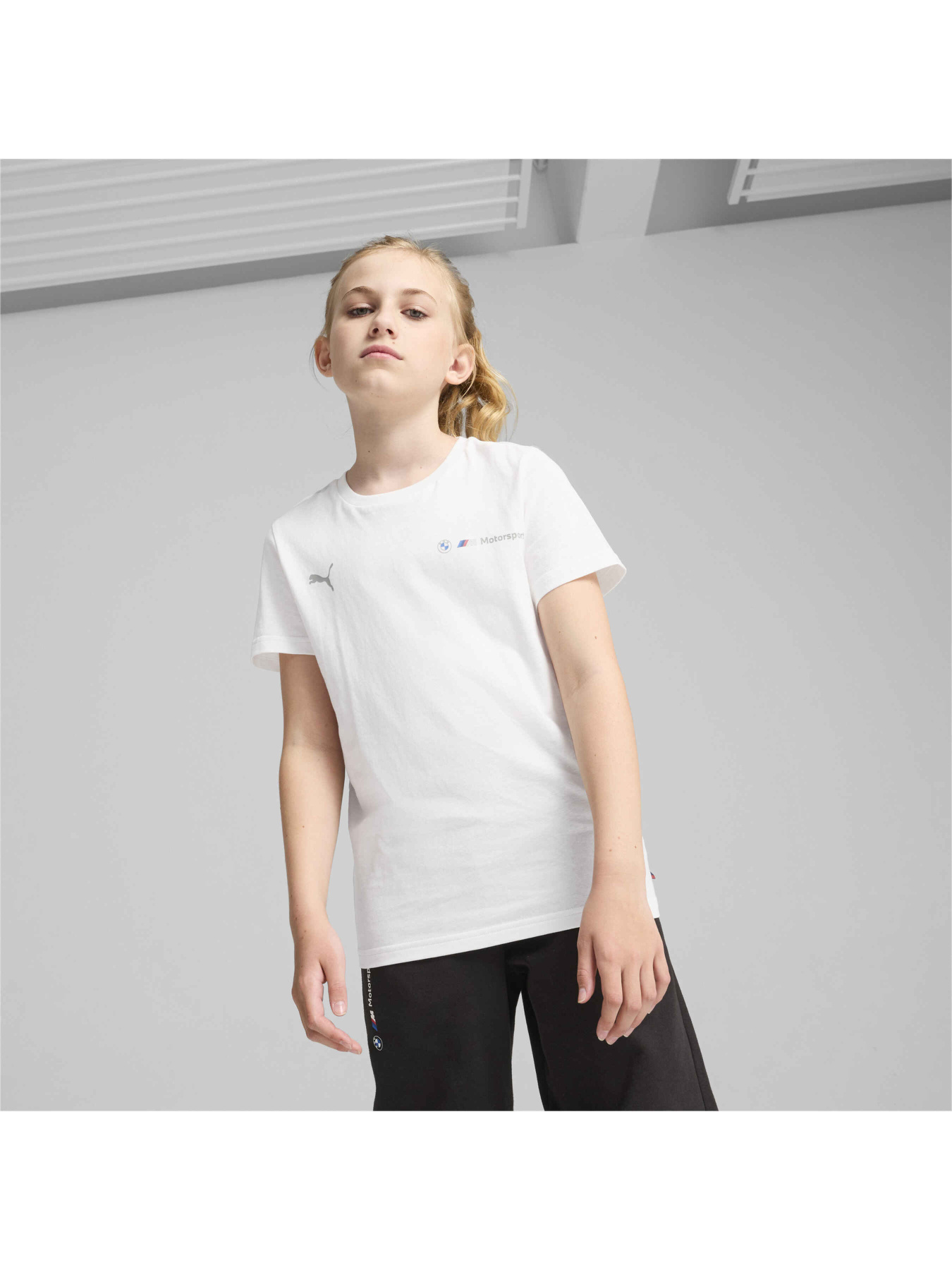 Спортивная футболка PUMA Bmw Mms Kids Ess Logo Tee 2 модель 627533 Фото
