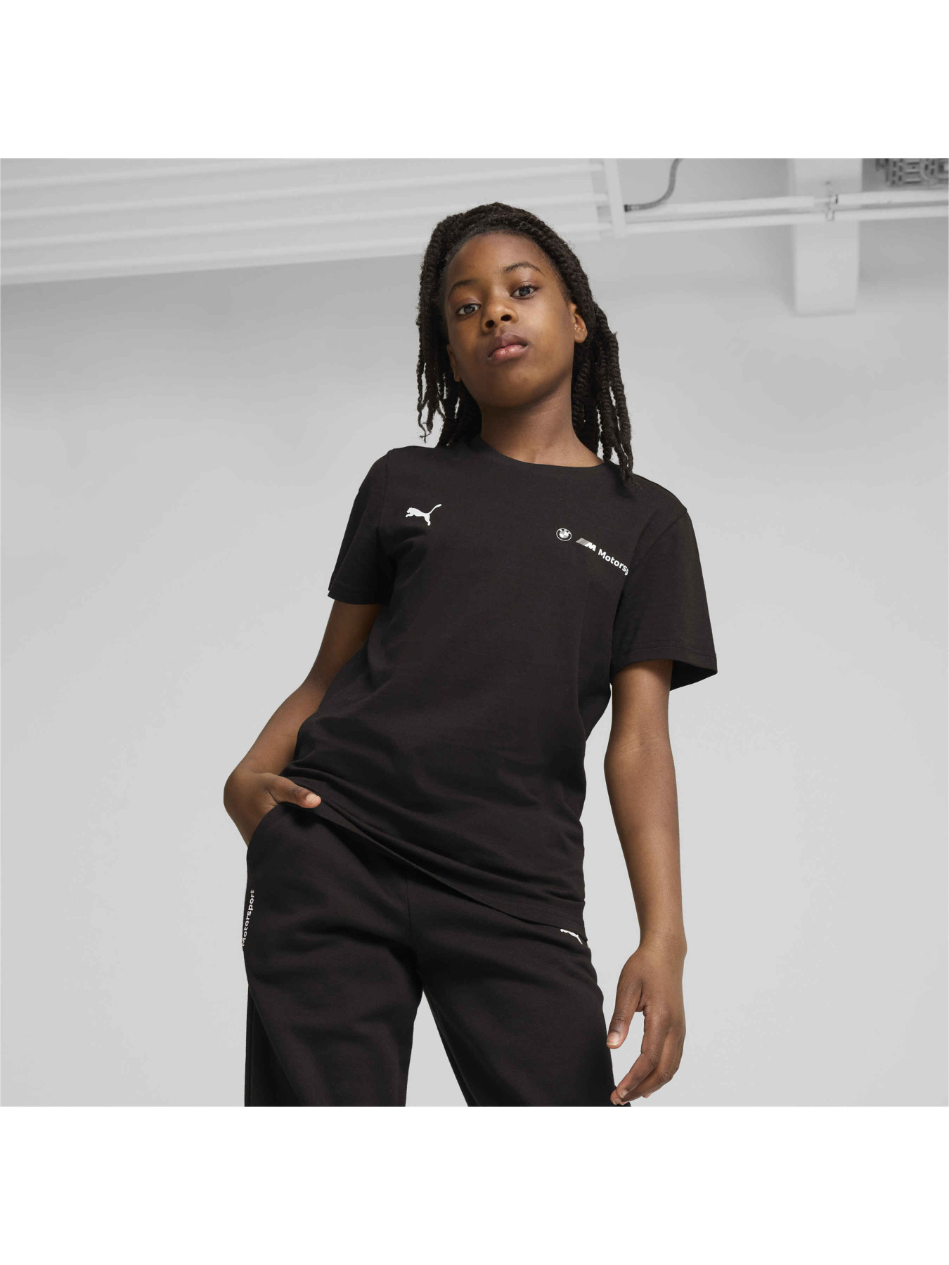 Спортивная футболка PUMA Bmw Mms Kids Ess Logo Tee 2 модель 627533 Фото