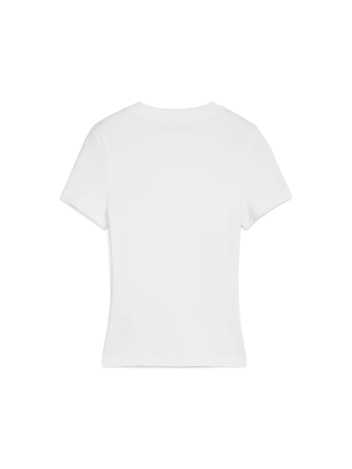 Футболка PUMA Classics Ribbed Slim Tee модель 626629 Фото