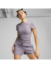 Футболка PUMA Classics Ribbed Slim Tee модель 626629 Футболка PUMA Classics Ribbed Slim Tee модель 626629 Фото