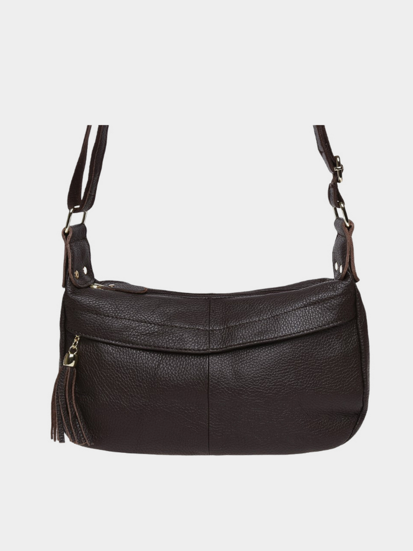 Сумка Borsa Leather модель 1t300-brown Фото