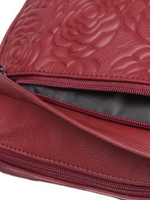 Кросс-боди Borsa Leather модель K1840-red Фото