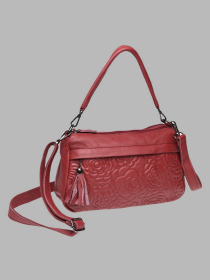 Кросс-боди Borsa Leather модель K1840-red Фото