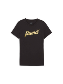 Футболка PUMA Ess+ Script Metallic Tee модель 682778 Фото