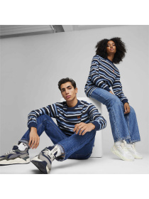 Лонгслив PUMA Downtown 180 Striped Tee модель 624377 Фото
