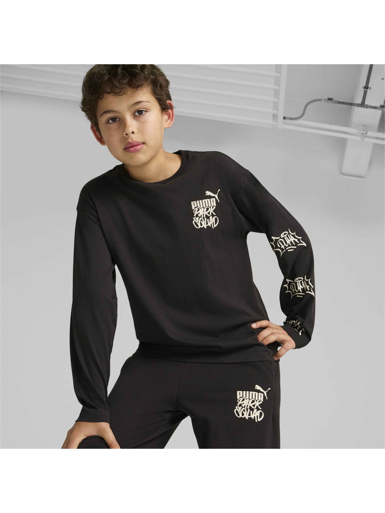 Лонгслив PUMA Ess+ Mid 90s Ls Tee модель 681876 Фото