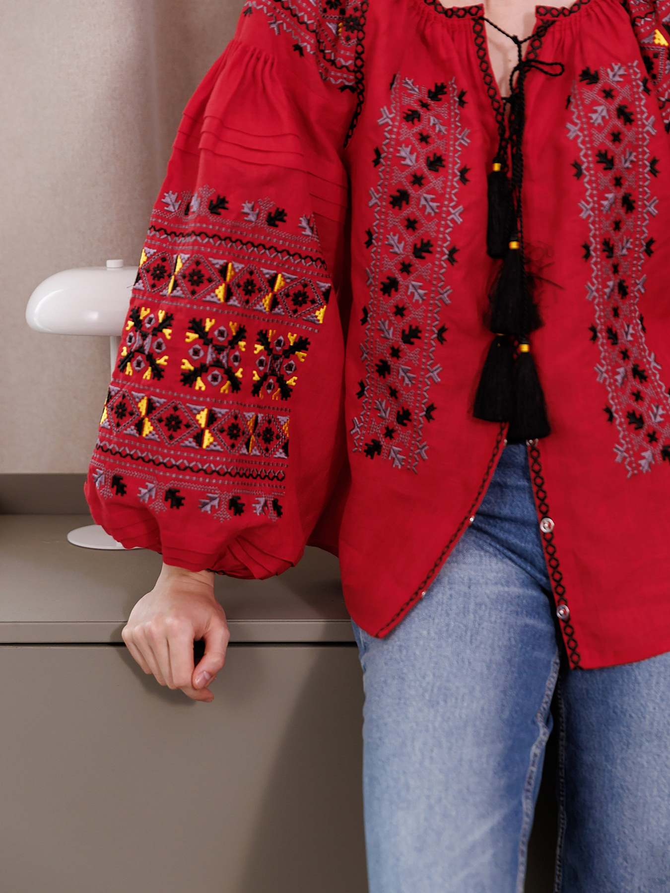 Вышитая рубашка Embroidered Gem модель 05247 Фото