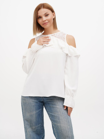 Блуза Sassofono модель A272-SF-1623_молочный Фото