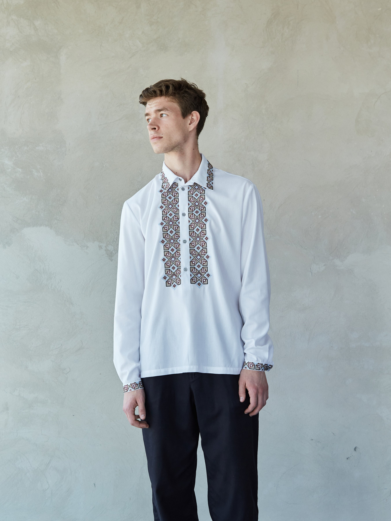 Вышитая рубашка Едельвіка модель 75-23-09 Фото