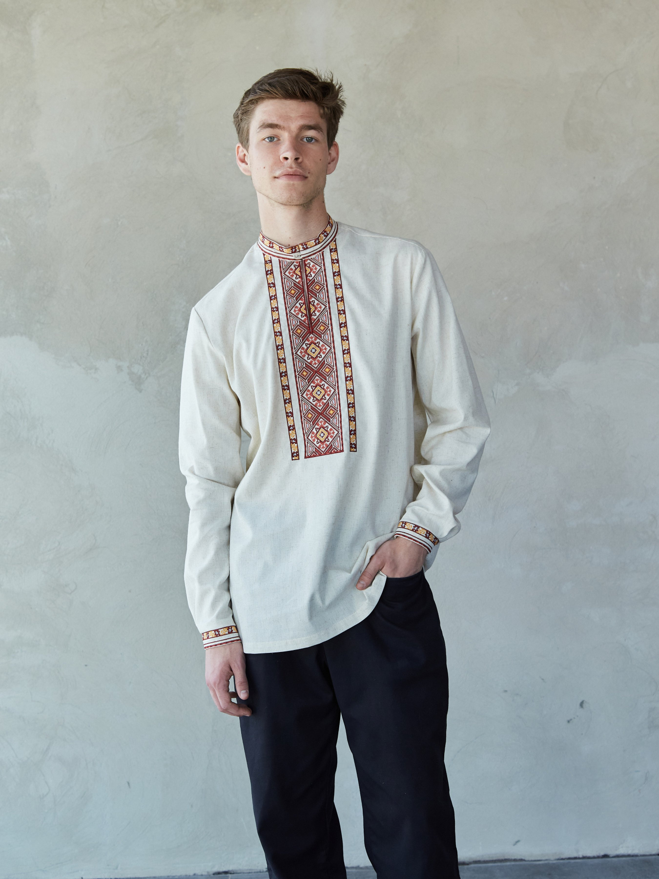 Вышитая рубашка Едельвіка модель 73-23-08 Фото