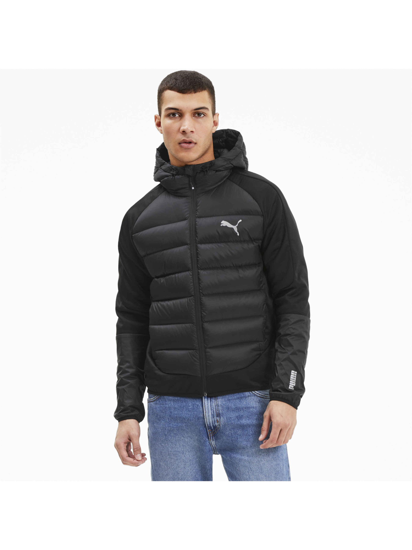 Пуховик PUMA Hybrid Down Jacket модель 582203 Фото