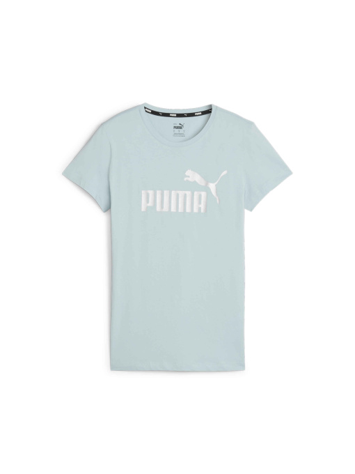 Футболка PUMA Ess+ Metallic Logo Tee модель 848303 Фото