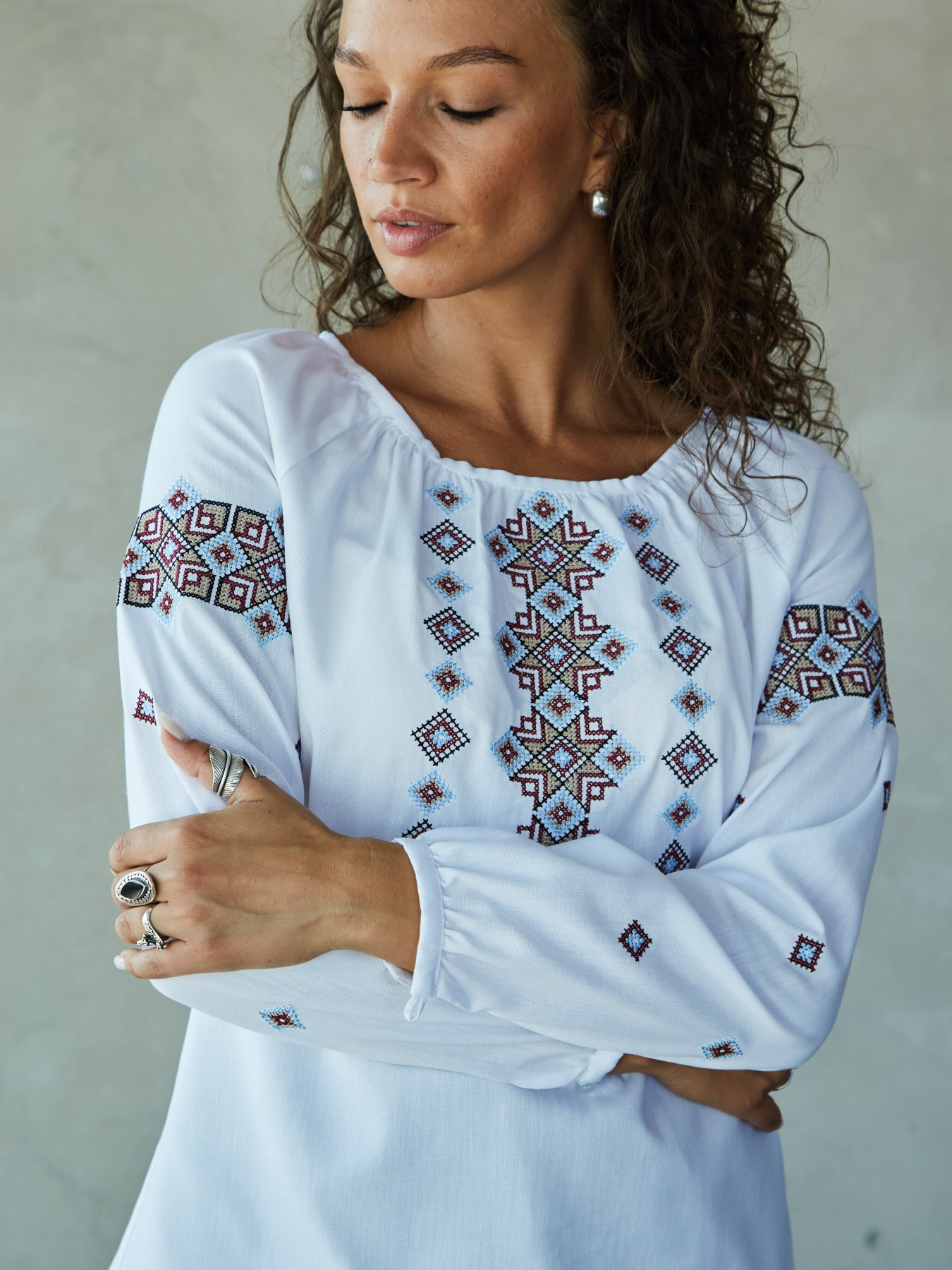 Вышитая рубашка Едельвіка модель 74-23-09 Фото