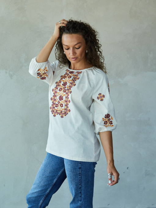 Вышитая рубашка Едельвіка модель 72-23-08 Фото