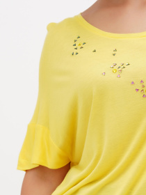 Блуза Sassofono модель A272-SF-1627_жёлтый Фото