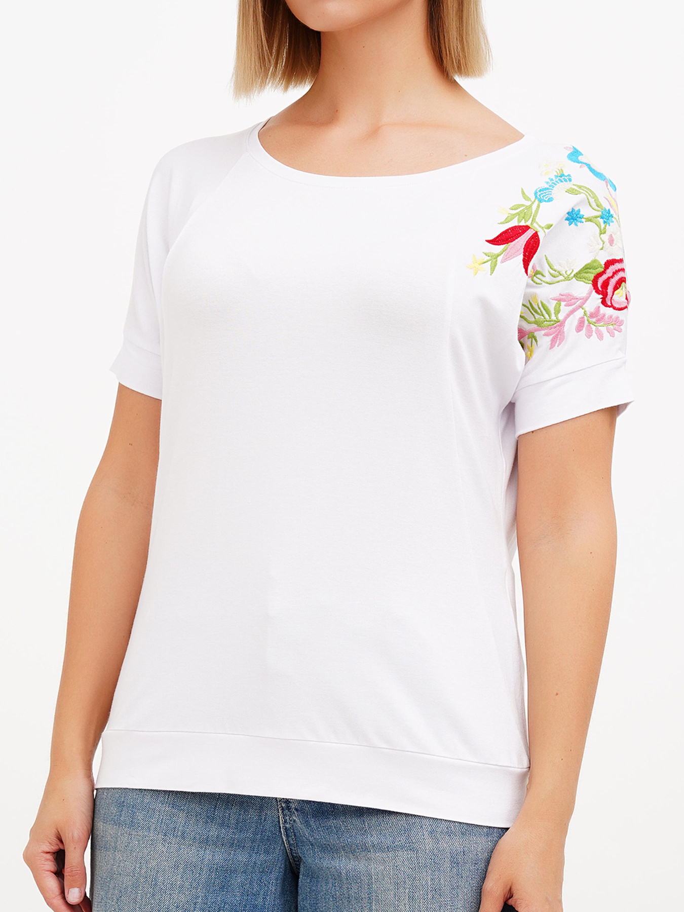 Футболка Sassofono модель A272-SF-1639_белый Фото