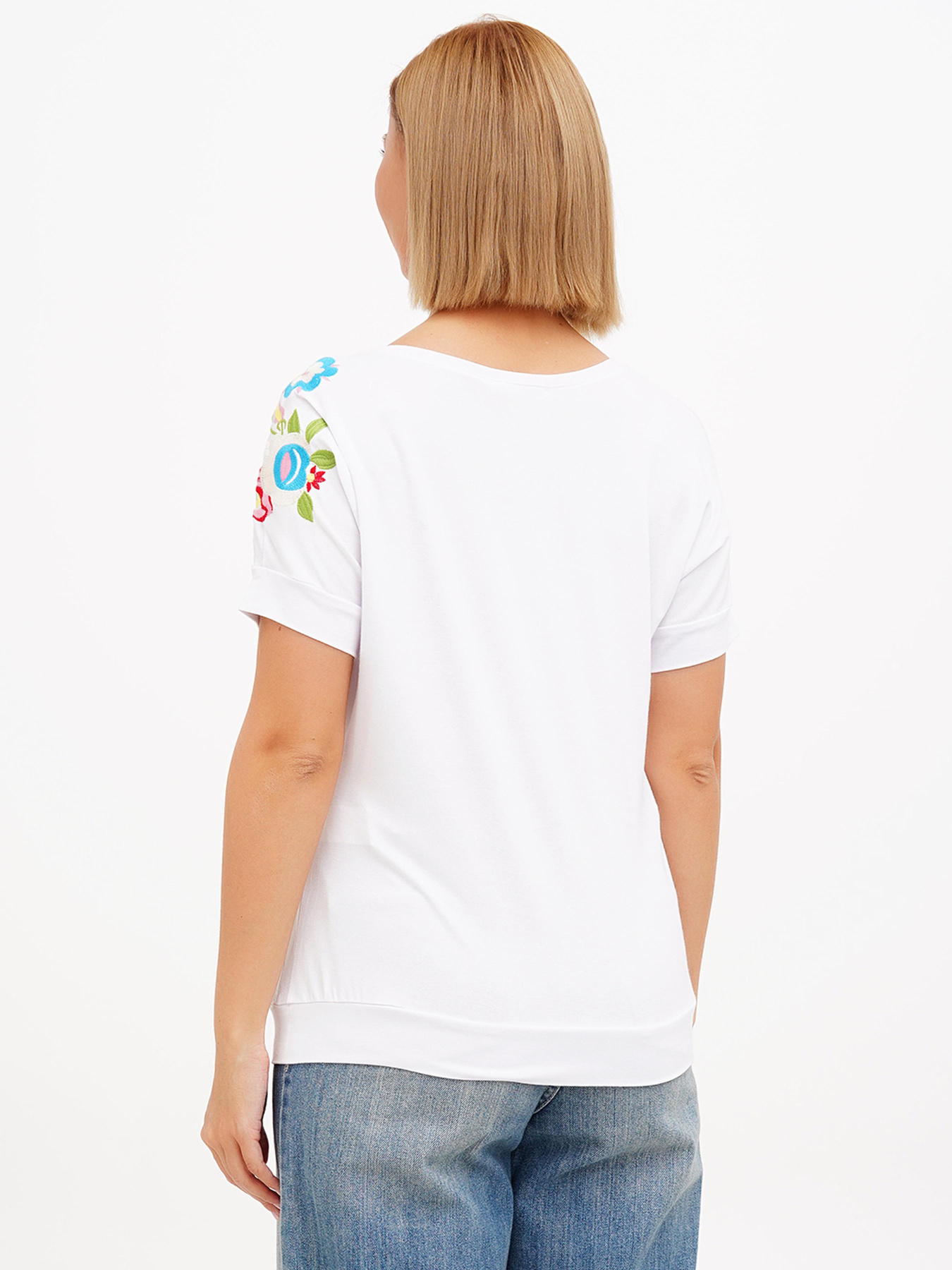 Футболка Sassofono модель A272-SF-1639_белый Фото