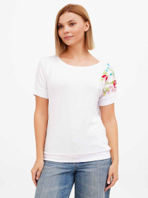 Футболка Sassofono модель A272-SF-1639_белый Фото