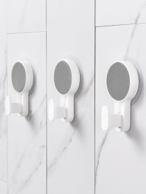 Гачок клейкий пластиковий білий MBM HOME модель BP-6 WHITE Гачок клейкий пластиковий білий MBM HOME модель BP-6 WHITE Фото