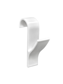 Гачок для рушникосушки пластиковий білий MBM HOME модель HP-100 WHITE Гачок для рушникосушки пластиковий білий MBM HOME модель HP-100 WHITE Фото