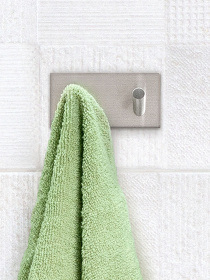 Гачок подвійний клейкий з нержавіючої сталі MBM HOME модель HSS-503/2S SS Фото