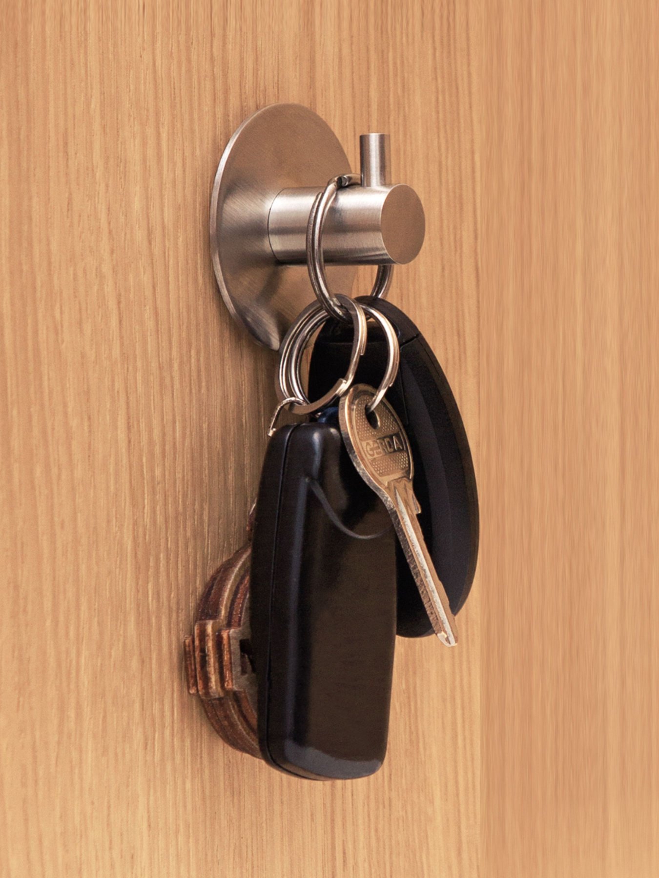 Гачок круглий клейкий з нержавіючої сталі MBM MY HOME Модель HSS-501R SS Фото