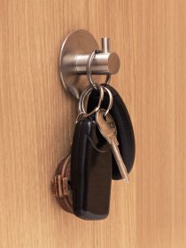 Гачок круглий клейкий з нержавіючої сталі MBM MY HOME Модель HSS-501R SS Фото