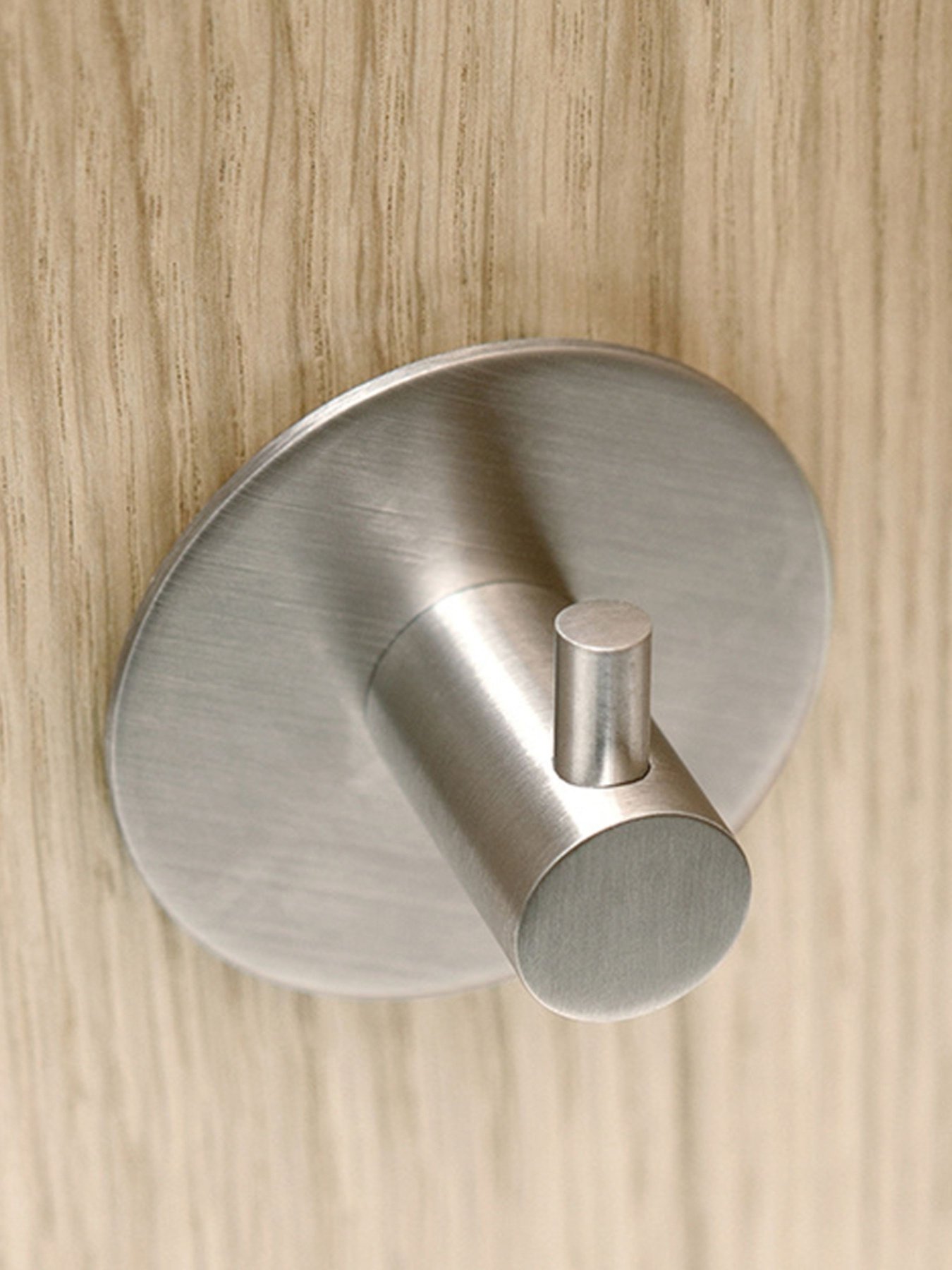 Гачок круглий клейкий з нержавіючої сталі MBM HOME модель HSS-501R SS Фото