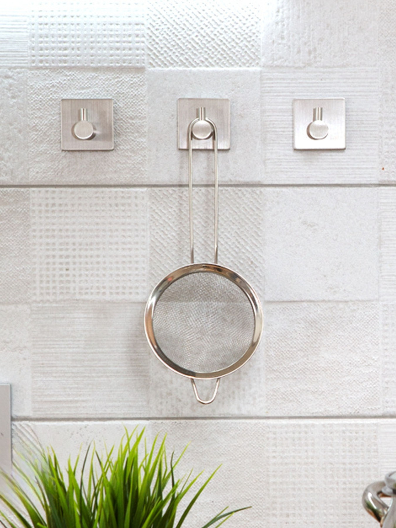 Крючок квадратный клеящийся из нержавеющей стали MBM MY HOME модель HSS-502S SS Фото