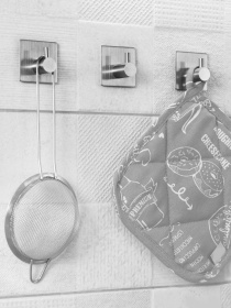 Крючок квадратный клеящийся из нержавеющей стали MBM MY HOME модель HSS-502S SS Фото