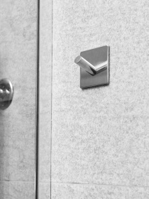 Гачок квадратний клейкий з полірованої нержавіючої сталі MBM HOME модель HSS-503S PSS Фото