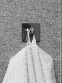 Гачок квадратний клейкий з полірованої нержавіючої сталі MBM HOME модель HSS-503S PSS Фото