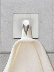 Крючок квадратный клеящийся из нержавеющей стали MBM MY HOME модель HSS-503S SS Фото