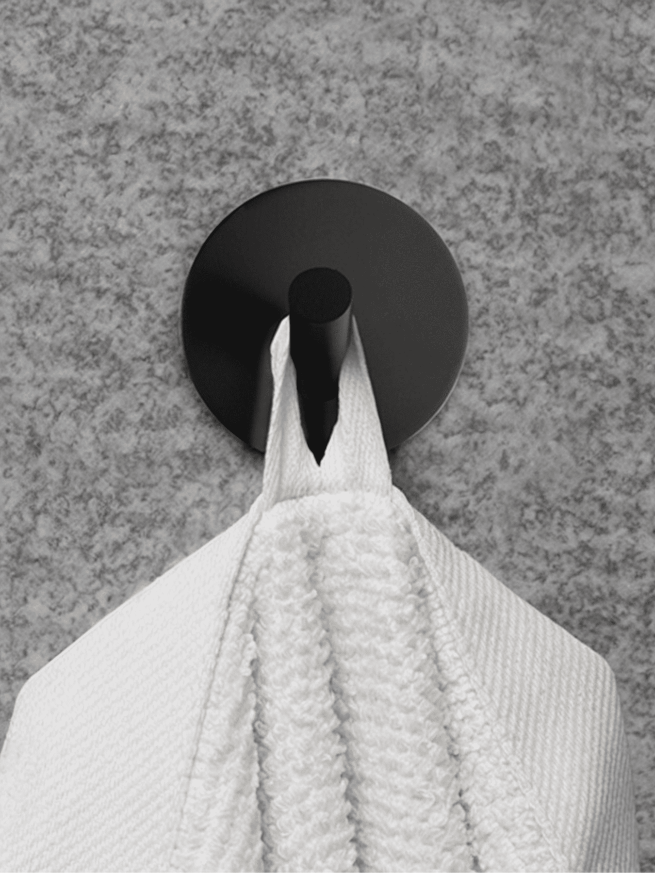 Гачок круглий клейкий з нержавіючої сталі чорний MBM HOME модель HSS-504R BLACK Фото