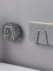 Гачок клейкий для аксесуарів з нержавіючої сталі MBM HOME модель HSS-505S SS Фото